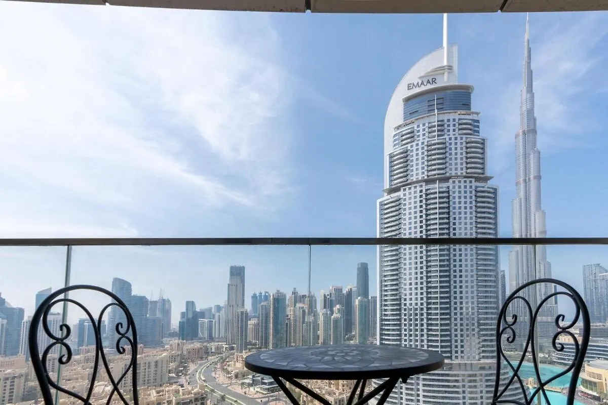 King 2Br With Burj Khalifa View In Boulevard Point Dubai