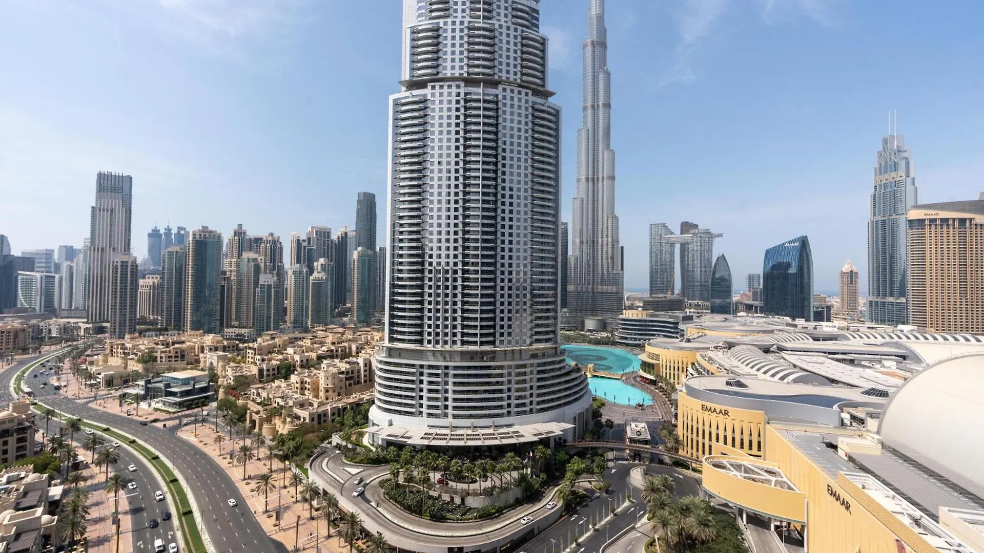 King 2Br With Burj Khalifa View In Boulevard Point Dubai Apartment