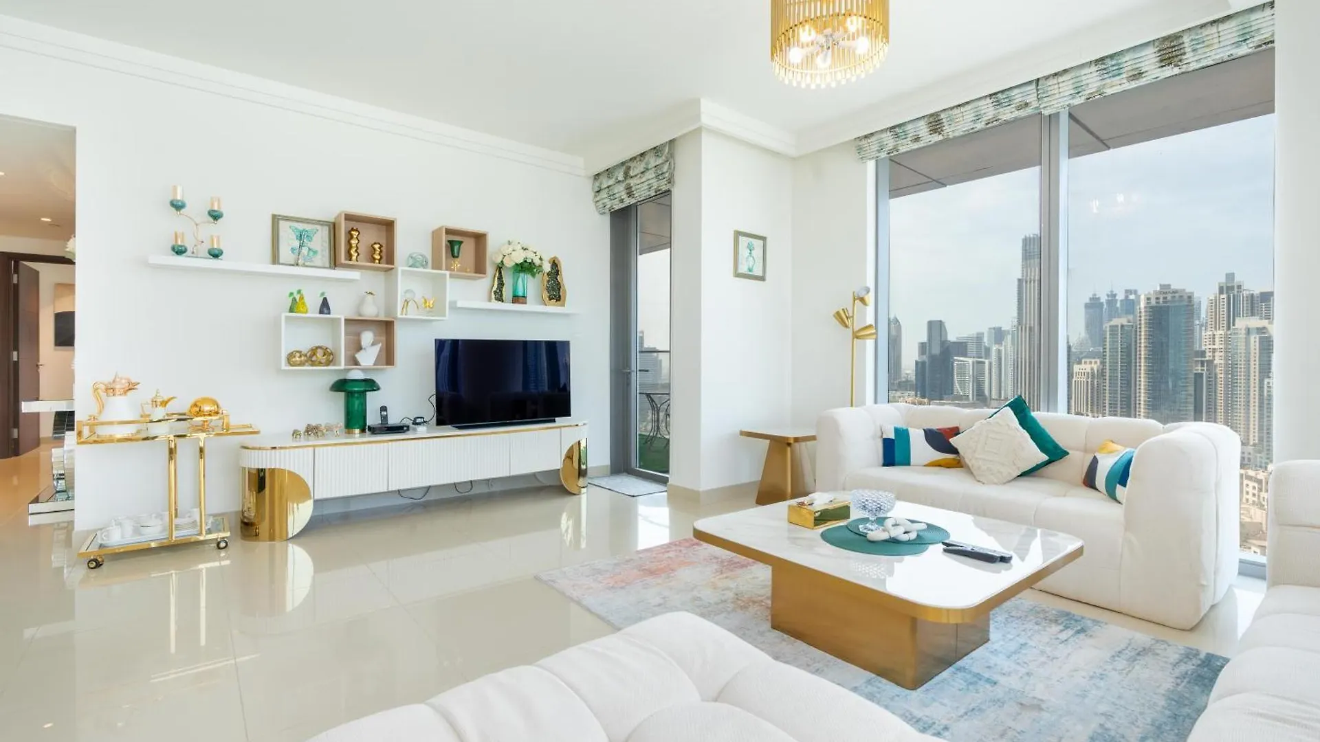 King 2Br With Burj Khalifa View In Boulevard Point Dubai